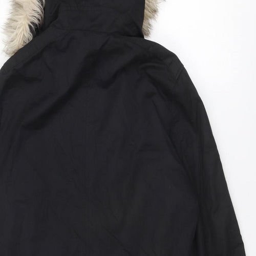 Miss Selfridge Womens Black Jacket Size 12 Zip