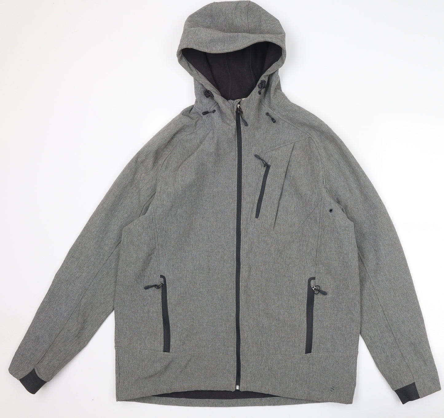 H&M Mens Grey Jacket Size L Zip