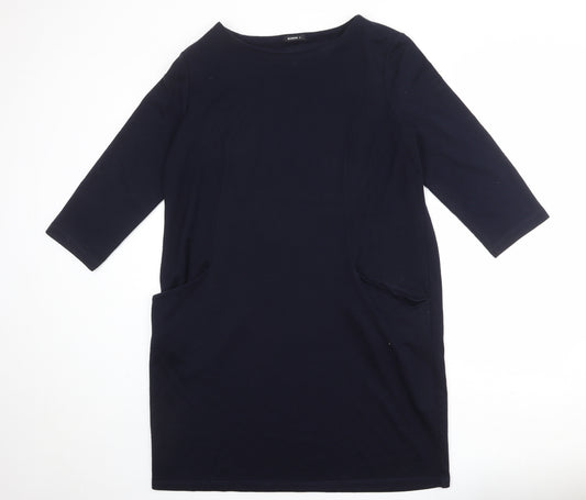Roman Womens Blue Acrylic Shift Size 20 Round Neck Pullover