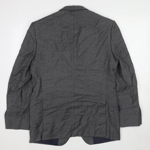 Marks and Spencer Mens Grey Wool Jacket Suit Jacket Size 40 Regular