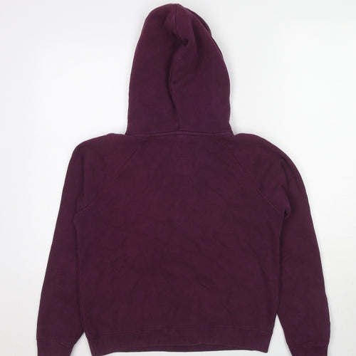 Jack Wills Womens Red Cotton Pullover Hoodie Size 8 Pullover