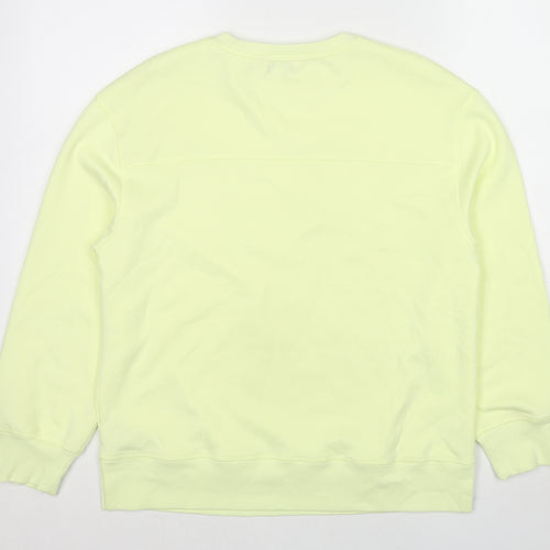Autograph Womens Yellow Polyester Pullover Sweatshirt Size 10 Pullover