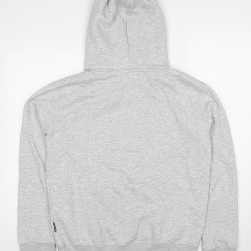 French Connection Mens Grey Cotton Pullover Hoodie Size S