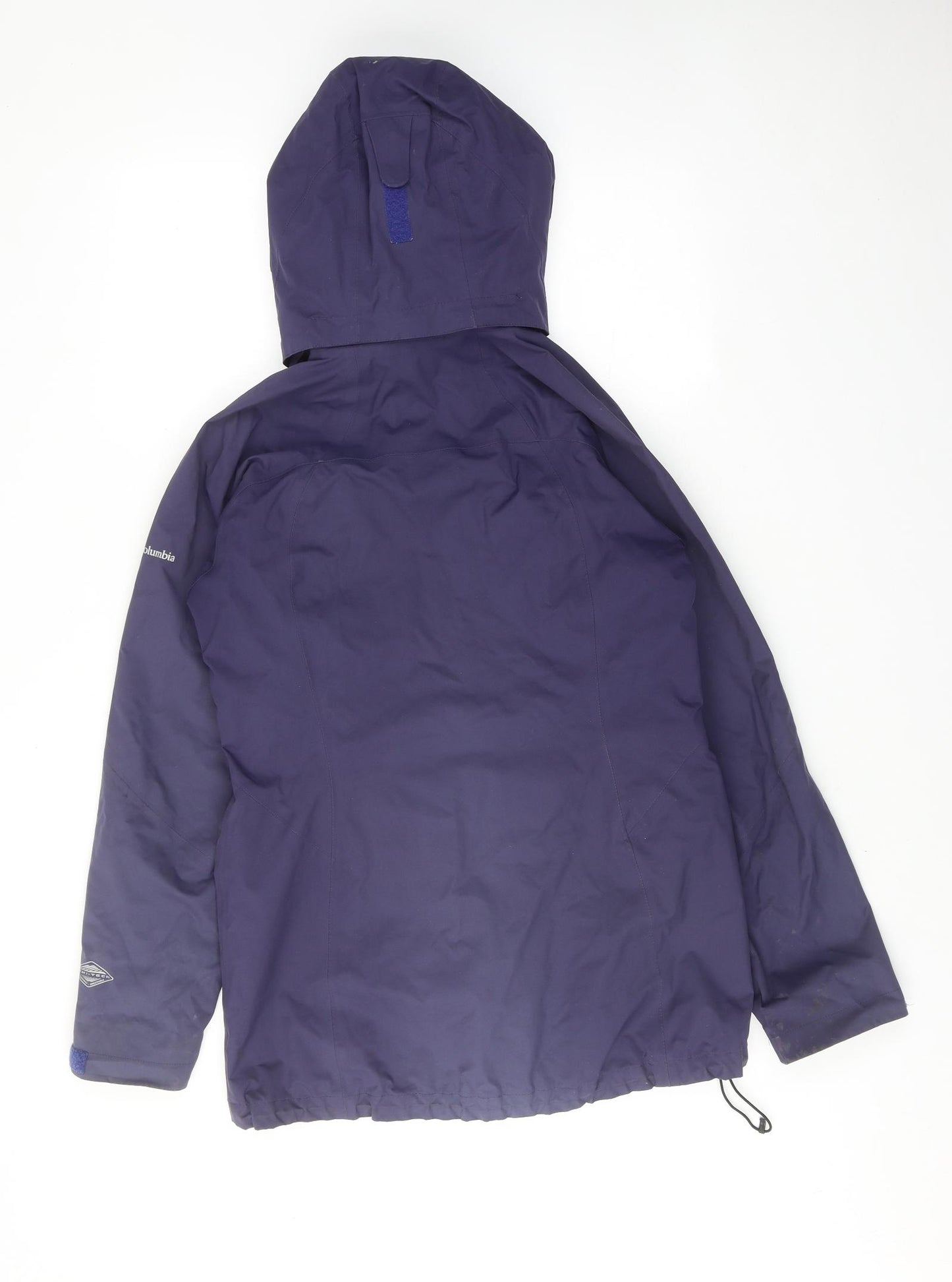 Columbia Womens Purple Windbreaker Jacket Size S Zip