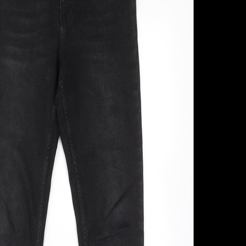 Whistles Womens Black Cotton Skinny Jeans Size 26 in Regular Zip