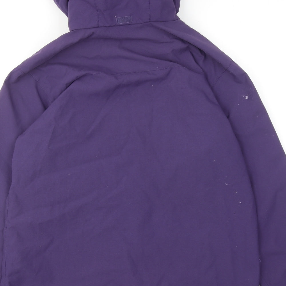 Karrimor Womens Purple Windbreaker Jacket Size 10 Zip