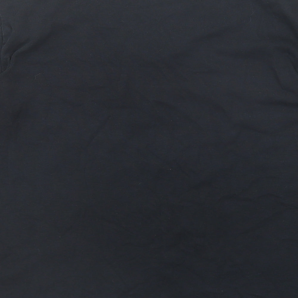 Debenhams Womens Black Cotton Basic T-Shirt Size 18 V-Neck