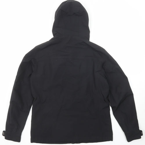 Uniqlo Mens Black Windbreaker Jacket Size S Zip