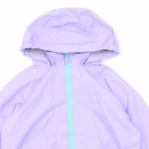 Mountain Warehouse Girls Purple Jacket Size 11-12 Years Zip