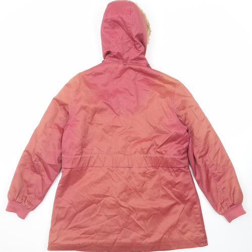 Macklon Womens Pink Jacket Size 10 Zip