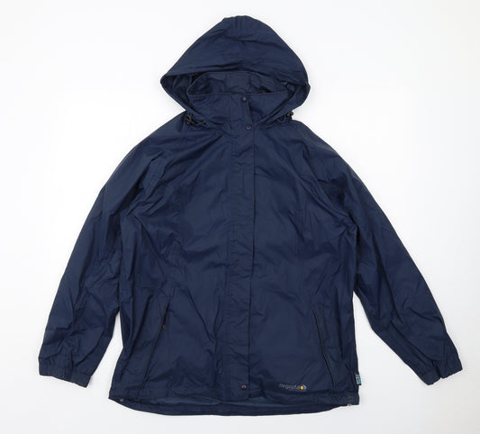 Regatta Womens Blue Windbreaker Jacket Size 16 Zip