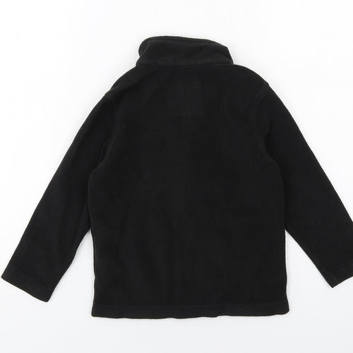Regatta Boys Black Polyester Full Zip Sweatshirt Size 3-4 Years Zip