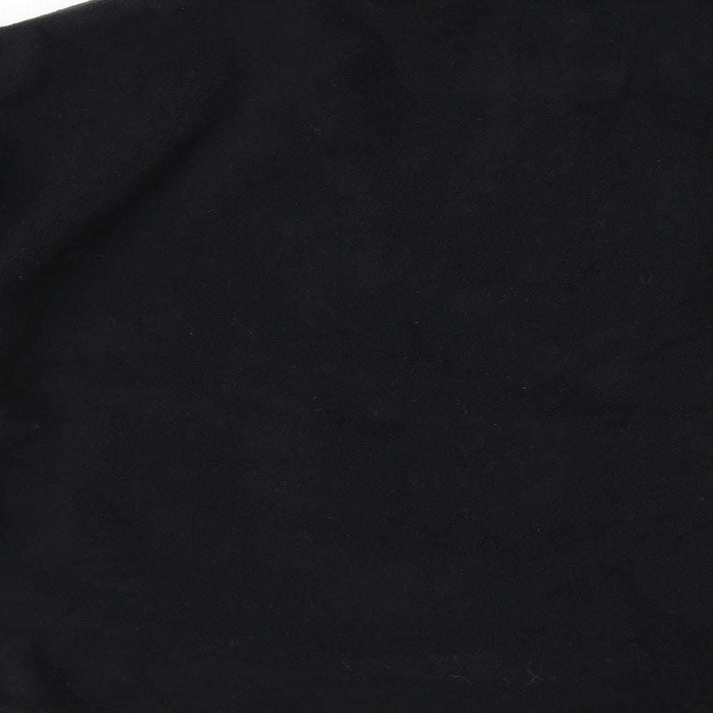 GOODMOVE Womens Black Polyester Pullover Sweatshirt Size 16 Zip