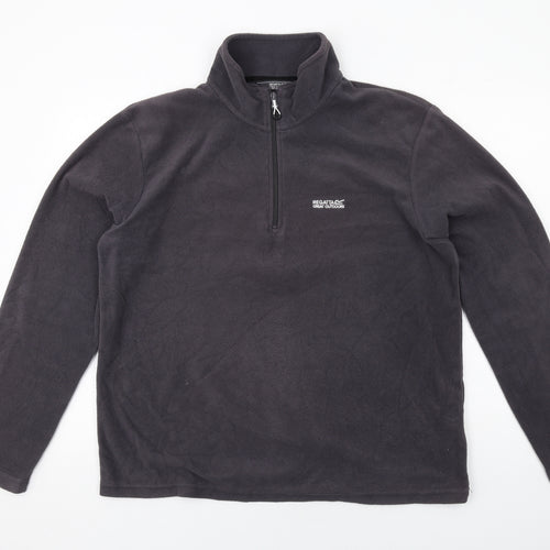Regatta Mens Grey Polyester Pullover Sweatshirt Size XL