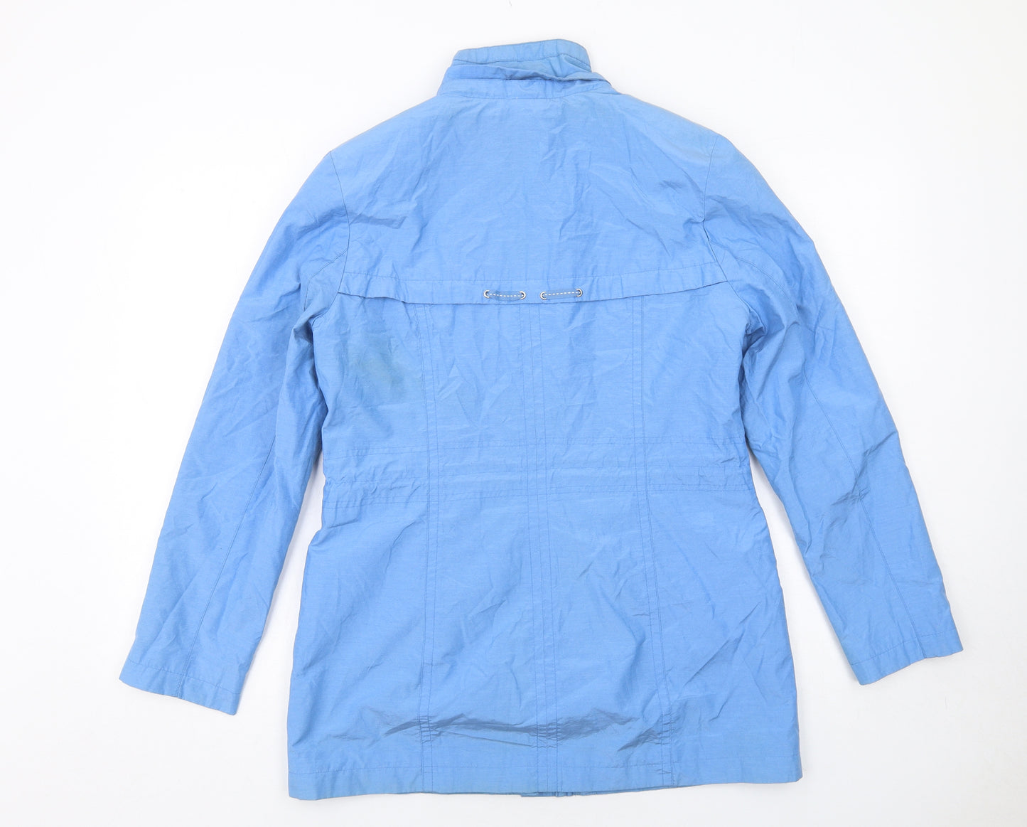 Anna Rose Womens Blue Jacket Size 12 Zip