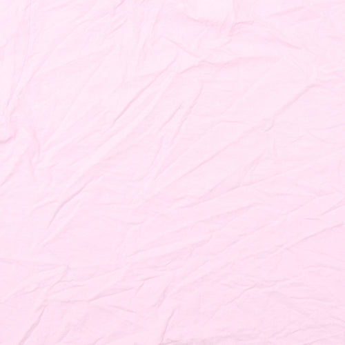 Boohoo Womens Pink Cotton Basic T-Shirt Size M Round Neck - Xoxo