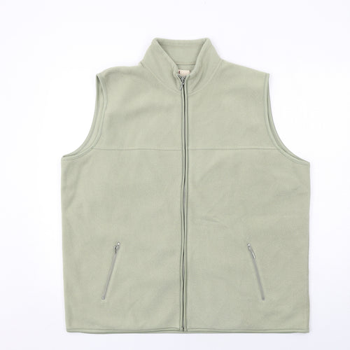 EWM Womens Green Gilet Jacket Size 22 Zip