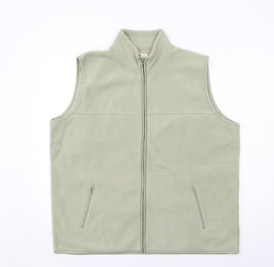EWM Womens Green Gilet Jacket Size 22 Zip