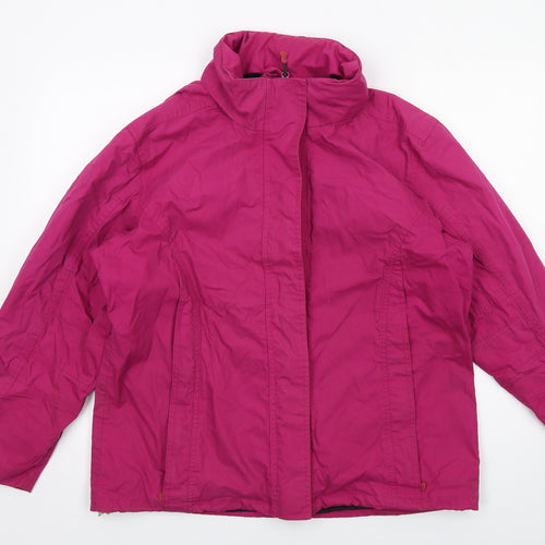 Crane Trail Womens Pink Jacket Size L Zip