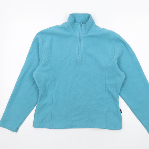 Harry Hall Womens Blue Polyester Pullover Sweatshirt Size M Zip