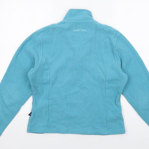 Harry Hall Womens Blue Polyester Pullover Sweatshirt Size M Zip