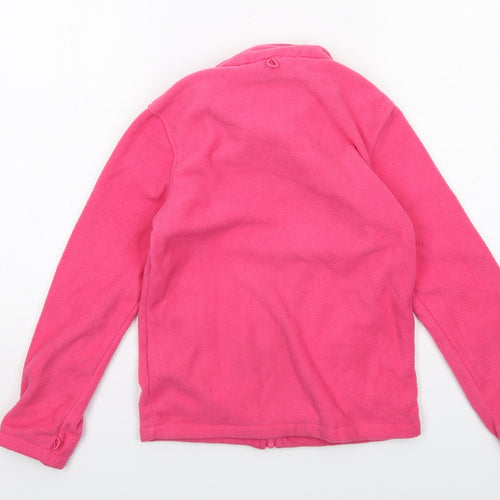 Mountain Warehouse Girls Pink Jacket Size 9-10 Years Zip