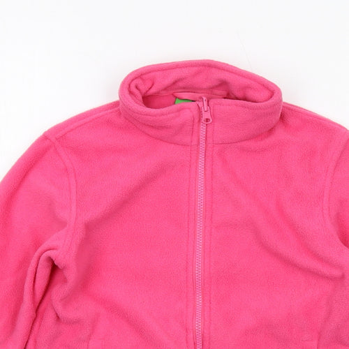 Mountain Warehouse Girls Pink Jacket Size 9-10 Years Zip