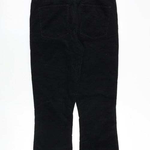 Gap Womens Black Cotton Trousers Size 29 in Regular Zip