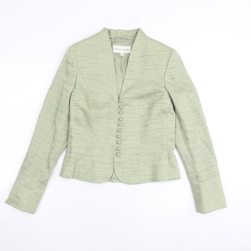 Phase Eight Womens Green Jacket Size 10 Button