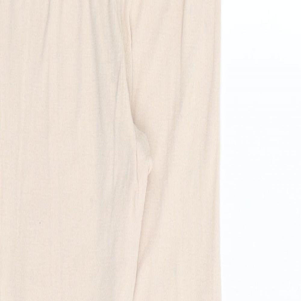 H&M Girls Pink Cotton Jogger Trousers Size 10 Years Regular - Ribbed Leggings