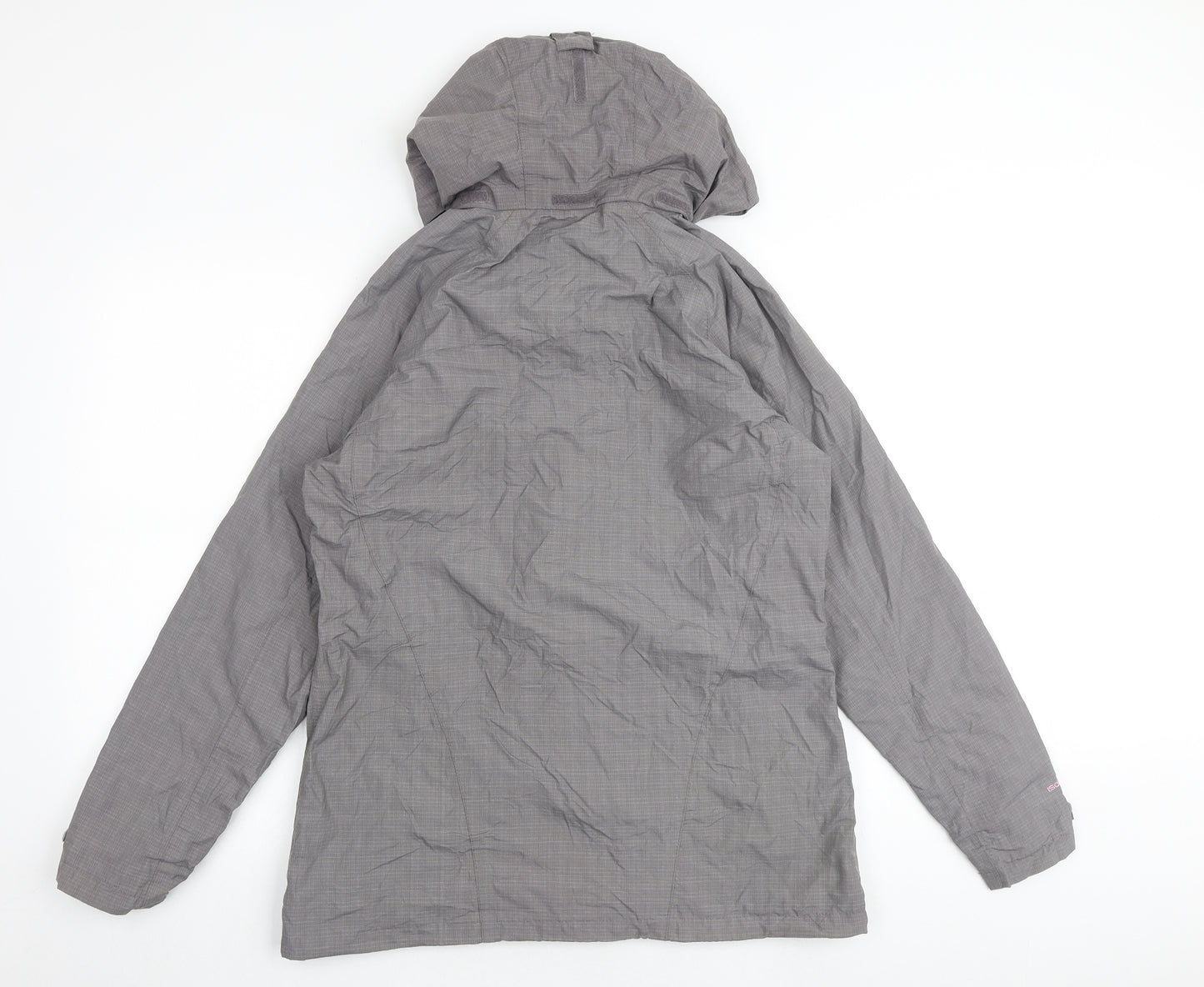 Regatta Womens Grey Windbreaker Jacket Size 14 Zip