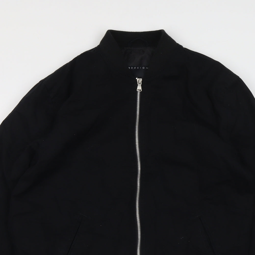 ASOS Mens Black Jacket Size S Zip