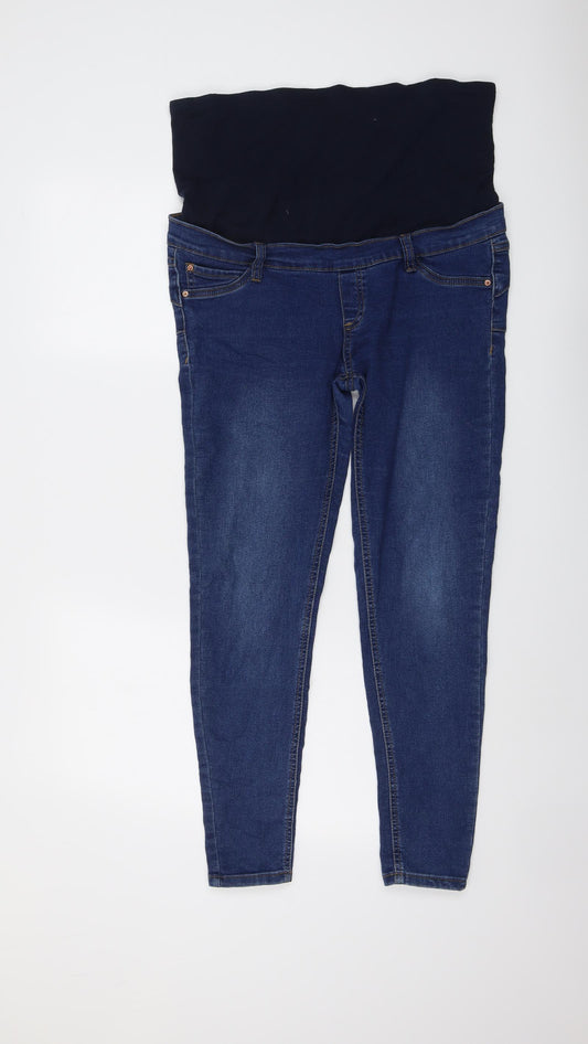Love Legging Womens Blue Cotton Jegging Jeans Size 14 L27 in Regular