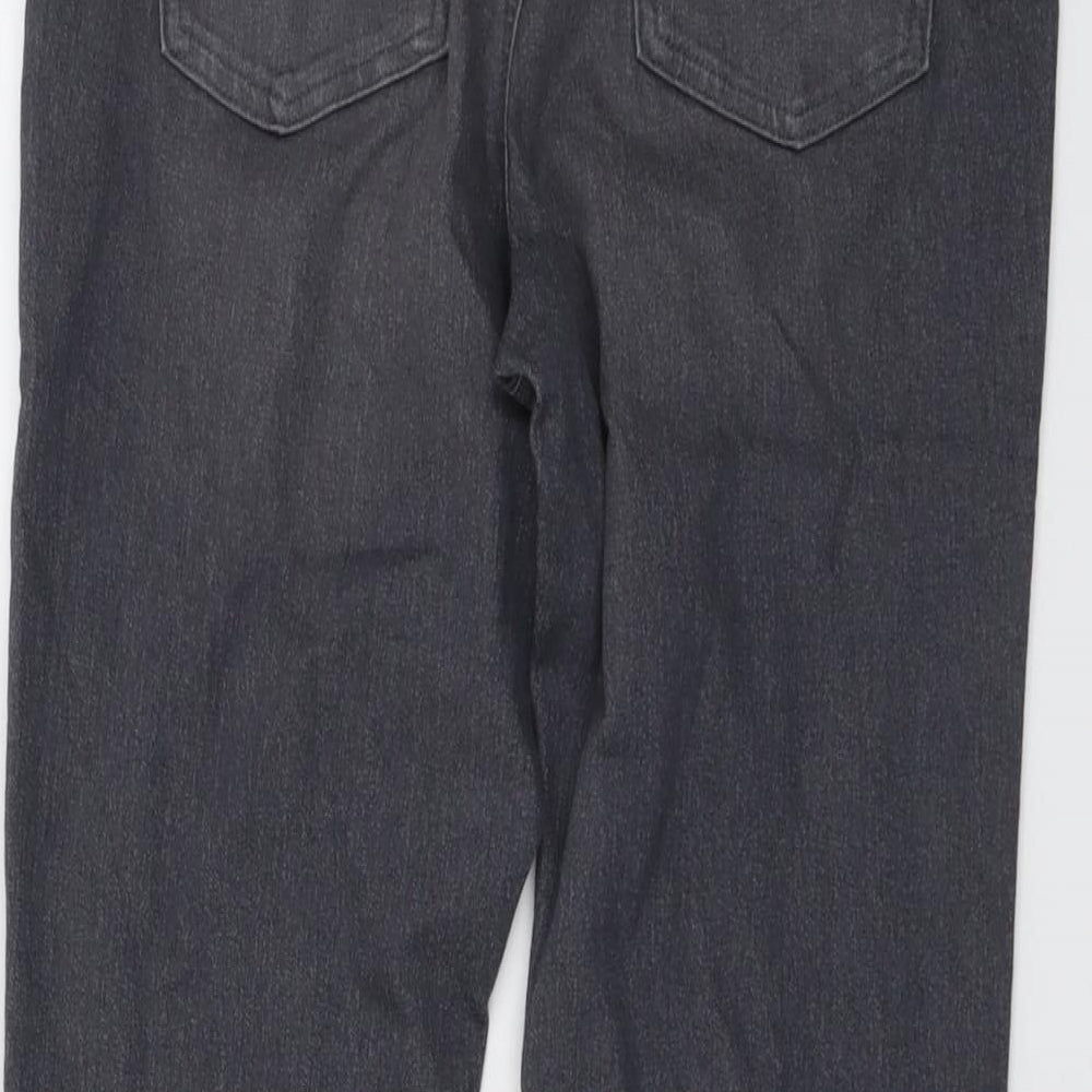 Marks and Spencer Womens Grey Cotton Jegging Jeans Size 12 L27 in Regular