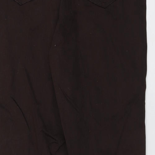 Marks and Spencer Womens Brown Cotton Jegging Jeans Size 16 L27 in Regular