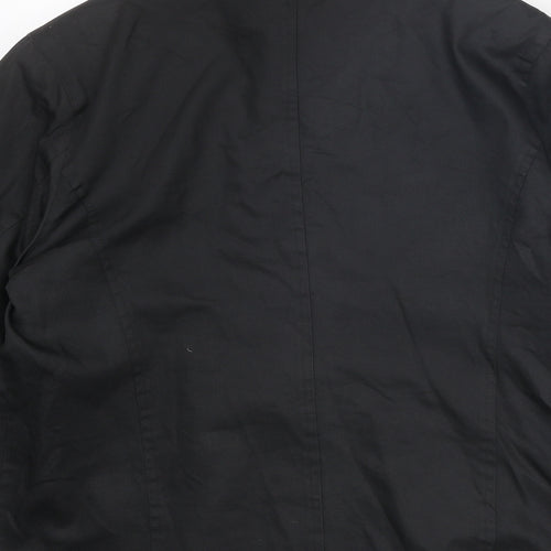 Milo Womens Black Jacket Size 12 Snap