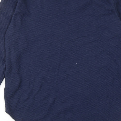 Hollister Mens Blue Cotton T-Shirt Size M Round Neck