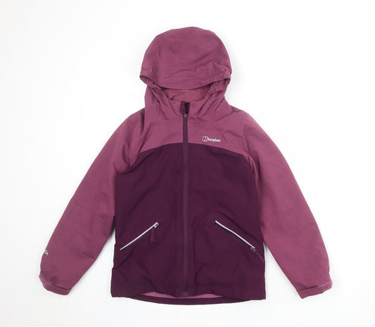 Berghaus Girls Purple Jacket Size 9-10 Years Zip