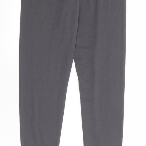 Campri Womens Grey Polyester Compression Leggings Size 12 Regular Pullover