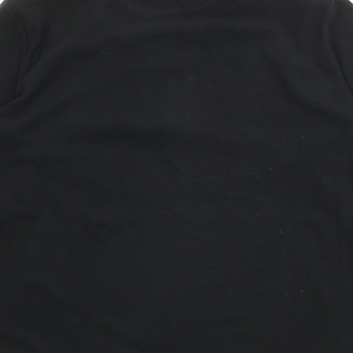 Peter Storm Womens Black Polyester Pullover Sweatshirt Size 16 Zip