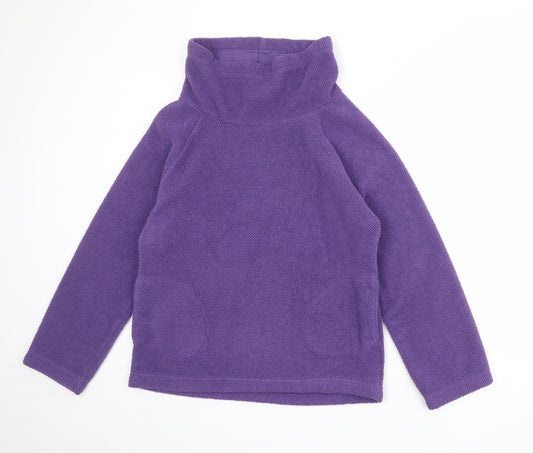 Marks and Spencer Womens Purple Polyester Pullover Sweatshirt Size 12 Pullover