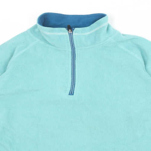 Trespass Womens Blue Polyester Pullover Sweatshirt Size 14 Zip