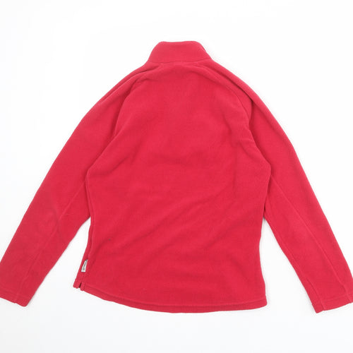 Quechua Womens Pink Polyester Pullover Sweatshirt Size S Zip
