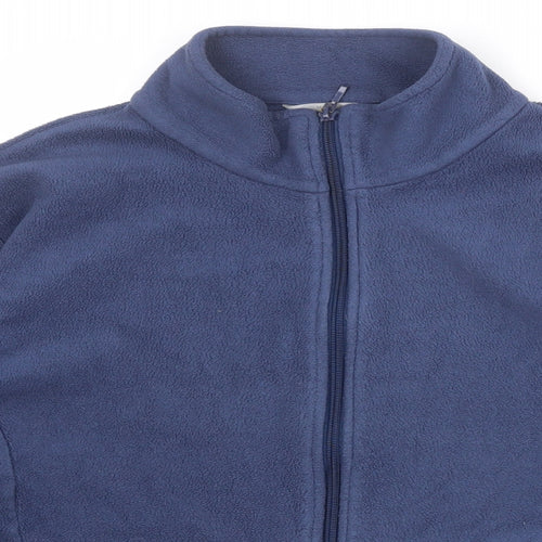 Marks and Spencer Womens Blue Jacket Size 20 Zip