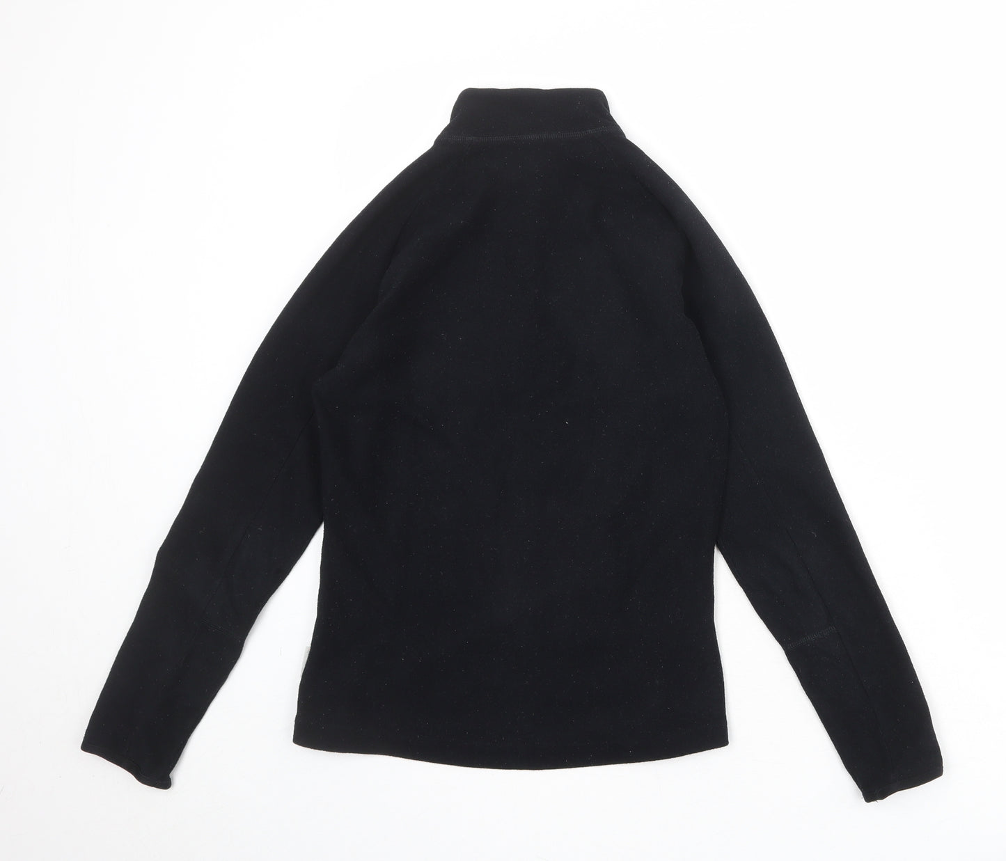 Quechua Womens Black Polyester Pullover Sweatshirt Size XS Zip