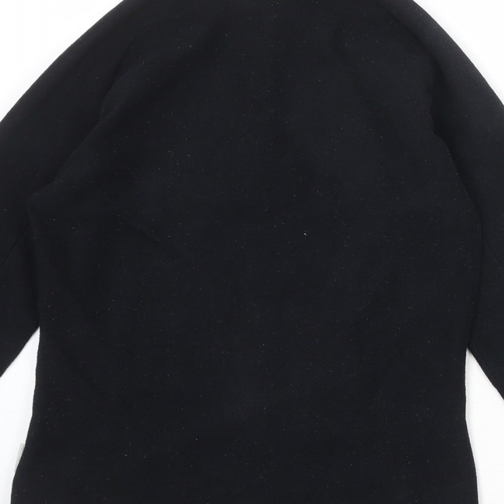 Quechua Womens Black Polyester Pullover Sweatshirt Size XS Zip