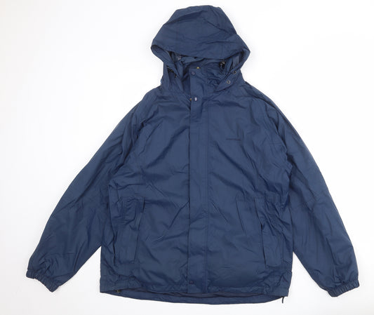 Hawkshead Mens Blue Windbreaker Jacket Size XL Zip