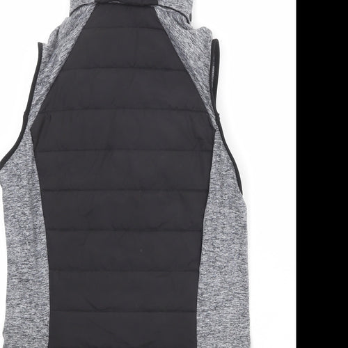 Marks and Spencer Womens Black Gilet Jacket Size 12 Zip
