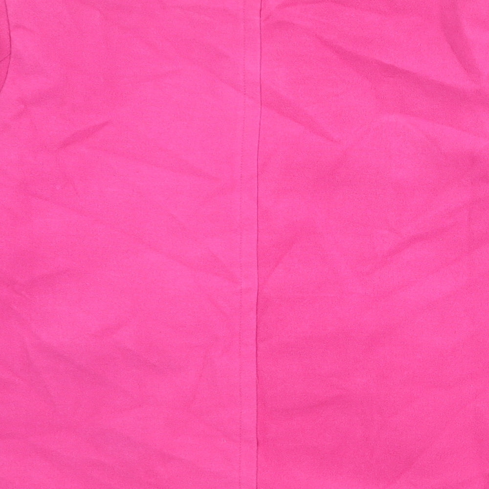Wardrobe Womens Pink Pea Coat Coat Size 14 Button