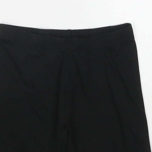 Brave Soul Womens Black Polyester Skimmer Shorts Size S Regular Pull On